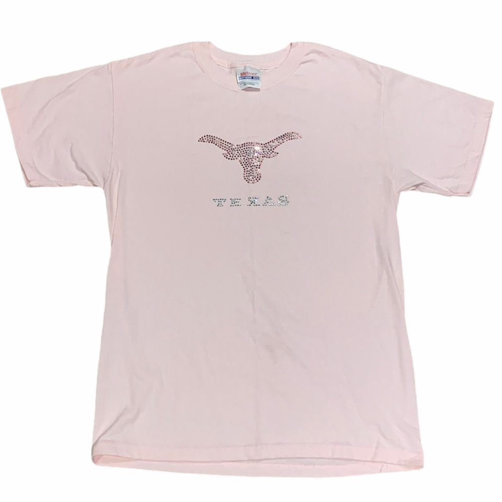 Bedazzled Texas Bull Tee